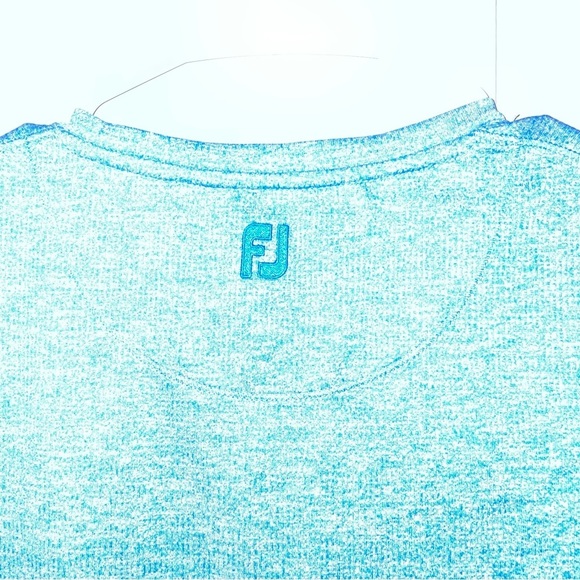 FootJoy Women’s Heathered Blue Short Sleeve Small with Embroidery - Picture 5 of 6